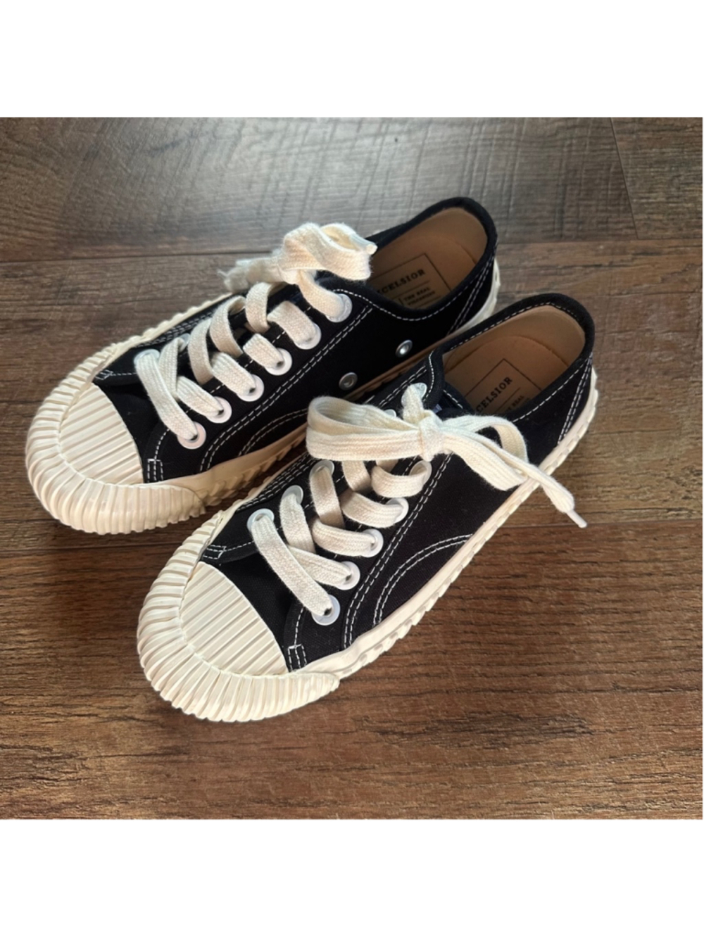 Women's Excelsior Industrial Classic Sneakers Size US 4 Black Summer